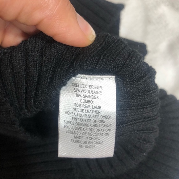 Sold Out Molly Black Dress w Lamb Leather Pockets new without tags - Picture 4 of 7